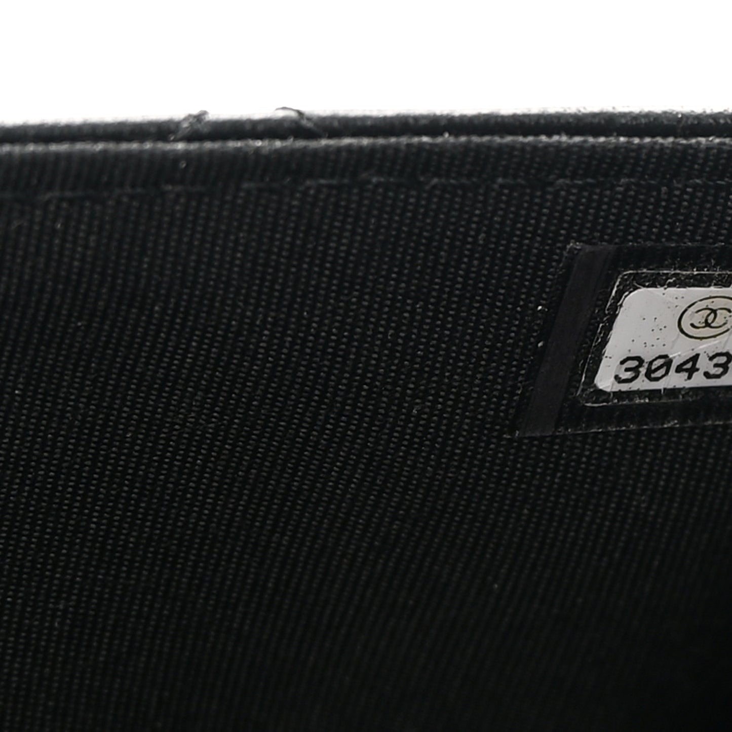 Lambskin Quilted Trendy CC Wallet On Chain WOC Black