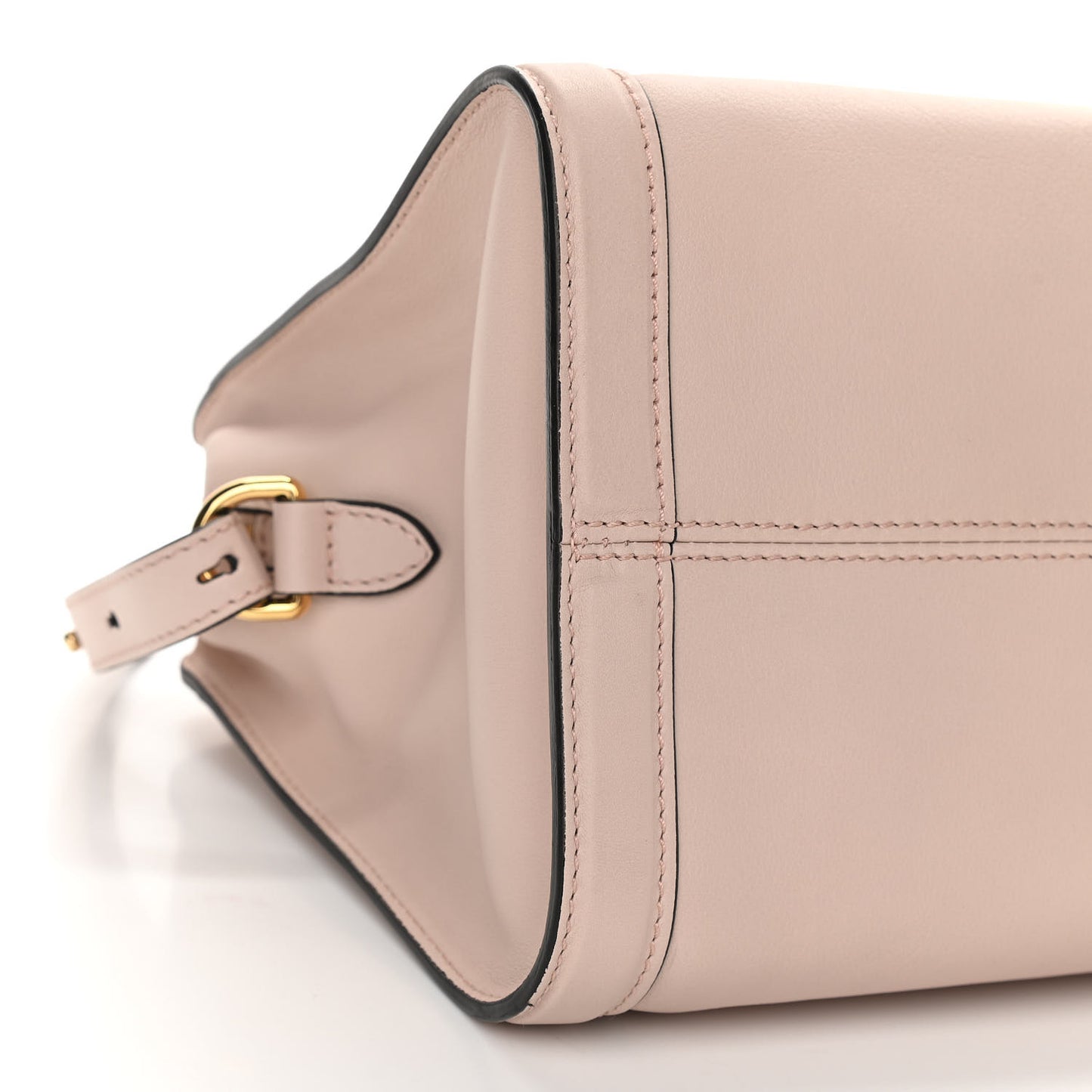 Calfskin Small Skull Padlock Zip Around Tote Teint