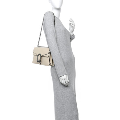 Gucci Textured Calfskin Crystal Small Dionysus Shoulder Bag Mystic White 2 of 10