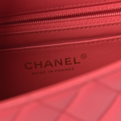 Chanel Caviar Quilted Mini Rectangular Flap Dark Pink 6 of 11