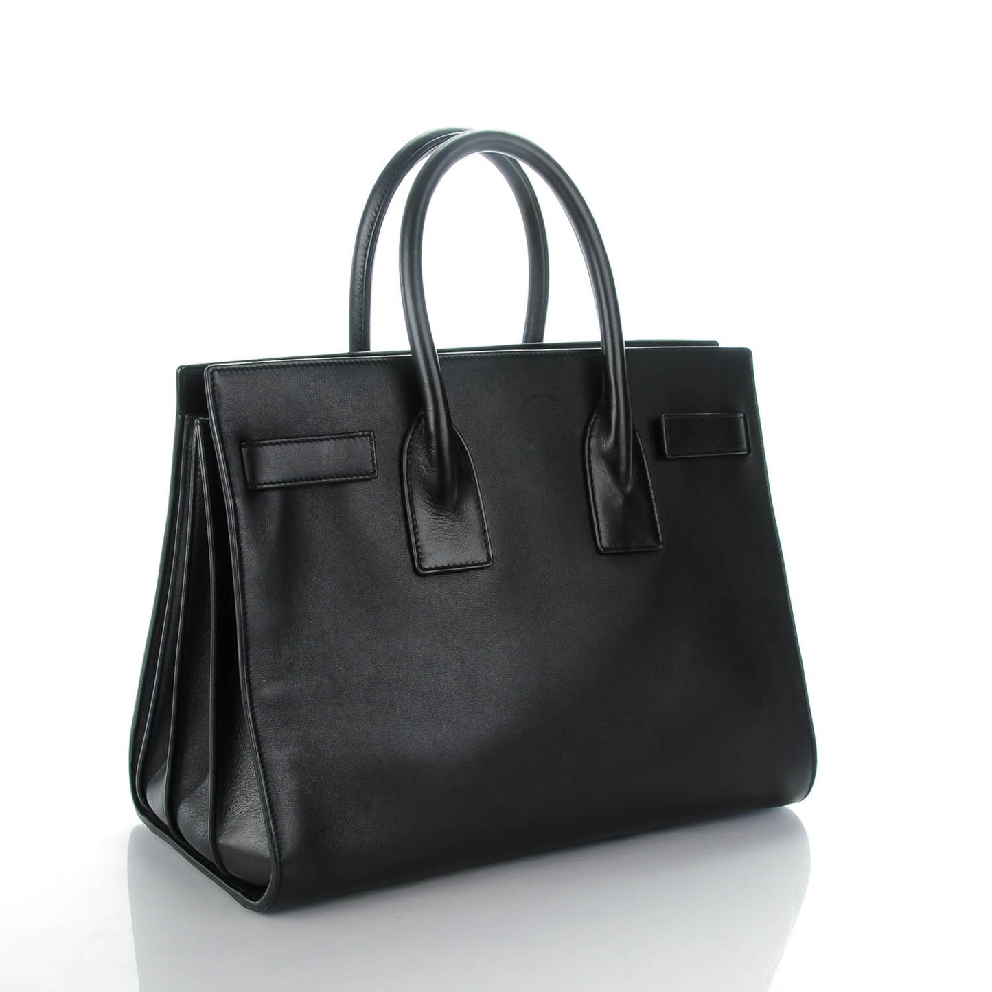 Calfskin Small Sac De Jour Black