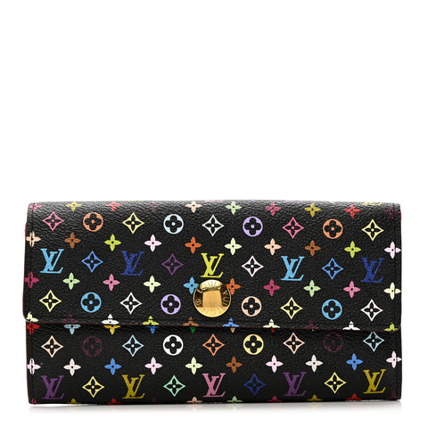 Monogram Multicolor Sarah Wallet Black Grenade