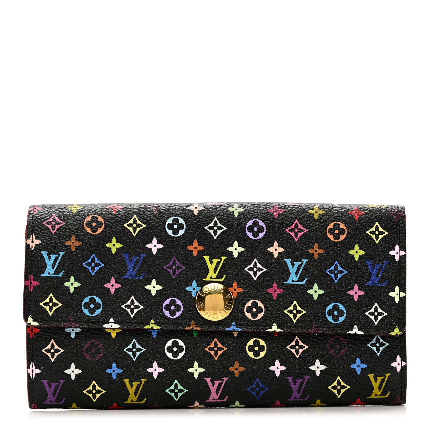 Monogram Multicolor Sarah Wallet Black Grenade