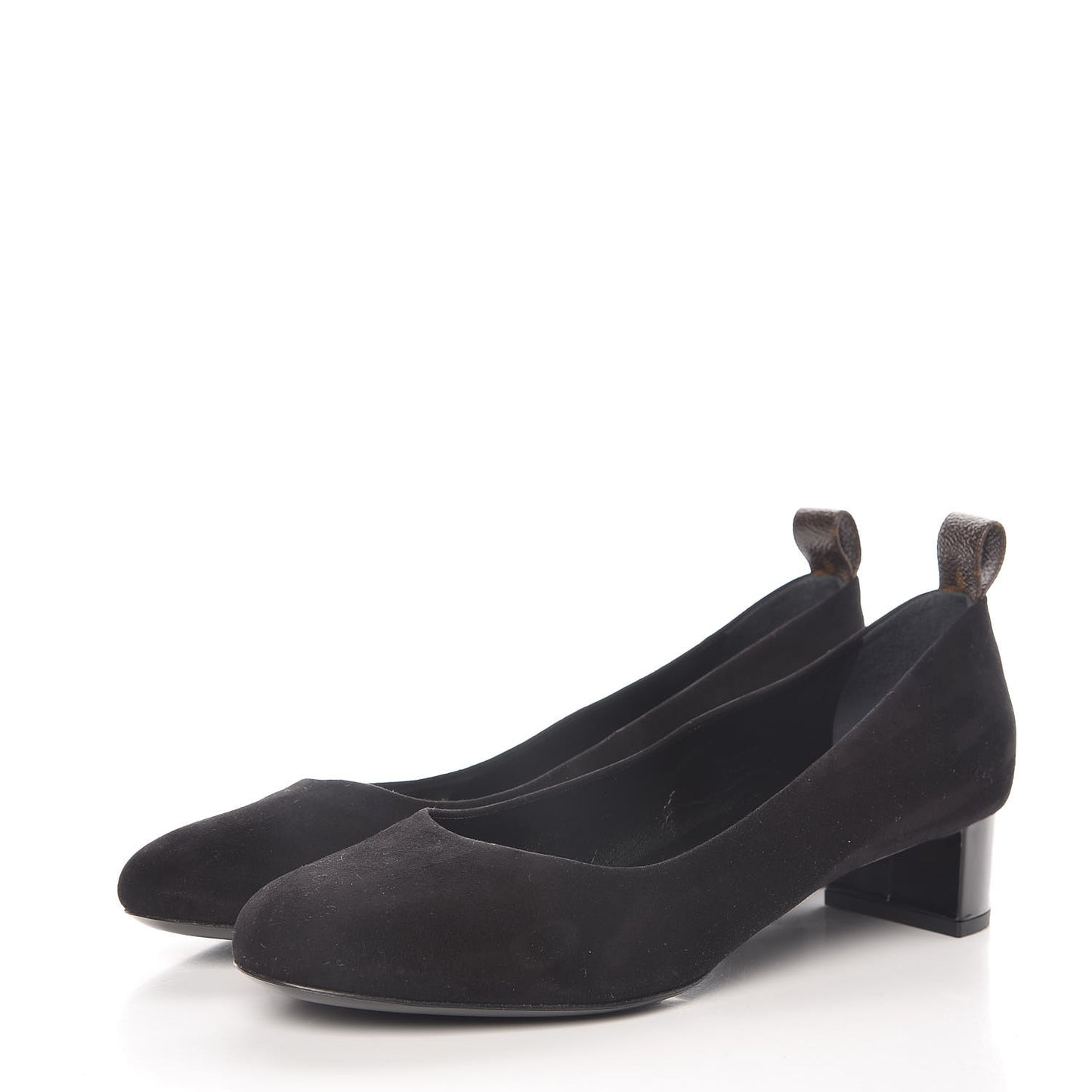 Suede Uniformes Pump 40 Black
