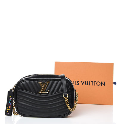 Louis Vuitton Calfskin New Wave Camera Bag Black 10 of 10