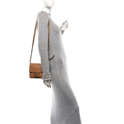 Fendi Vitello King Karligraphy Crossbody Bag Cuoio 2 of 14