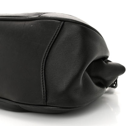 Prada Nappa Kisslock Small Frame Shoulder Bag Black 10 of 13