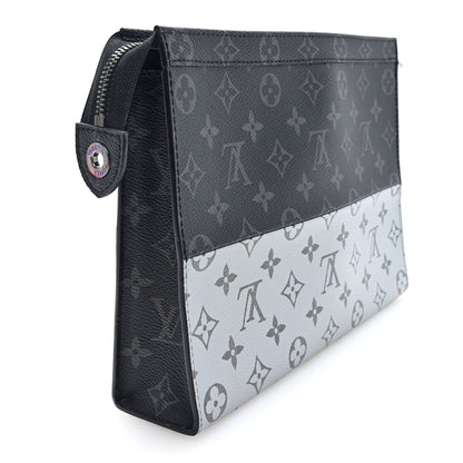 Louis Vuitton Monogram Eclipse Split Pochette Voyage MM 3 of 7