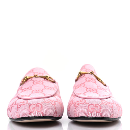 Gucci Canvas GG Monogram Nappa Womens Princetown Slippers 40 Cotton Candy Dark Cotton Candy Wild Rose 2 of 9