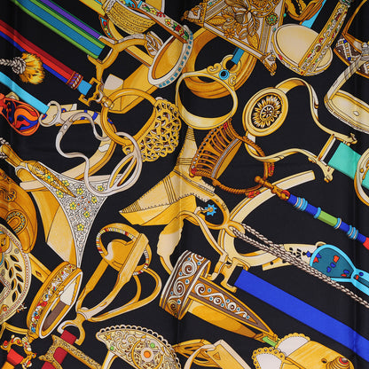 Hermes Silk Concours D Etriers Scarf 90 1 of 5