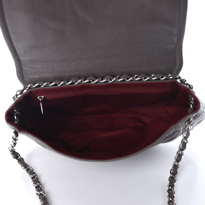 Chanel Caviar Large Half Moon Flap Taupe 5 of 10