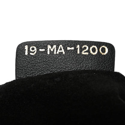Christian Dior Calfskin Medium Diordouble Zip Pouch Black 6 of 9