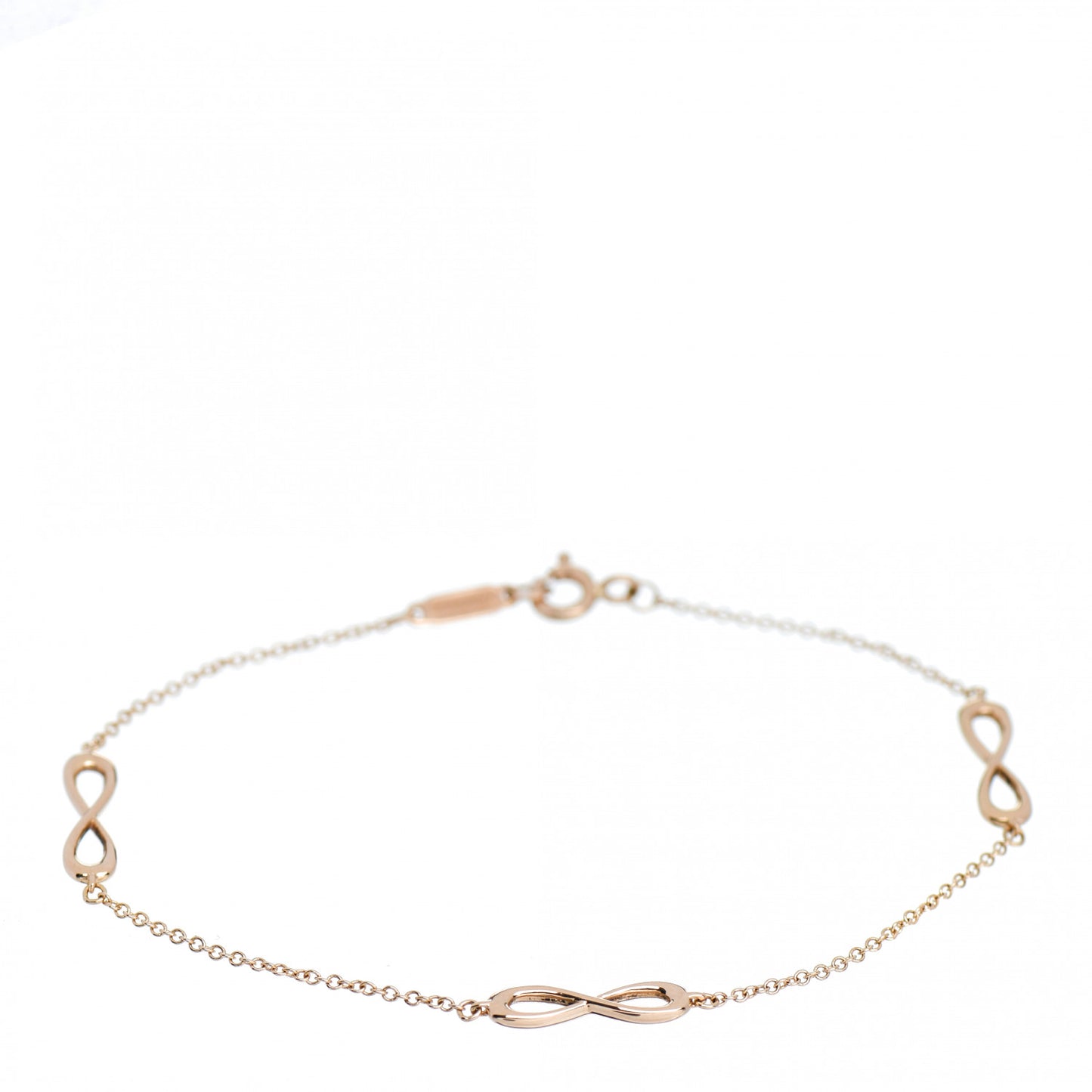 18K Rose Gold Infinity Endless Bracelet
