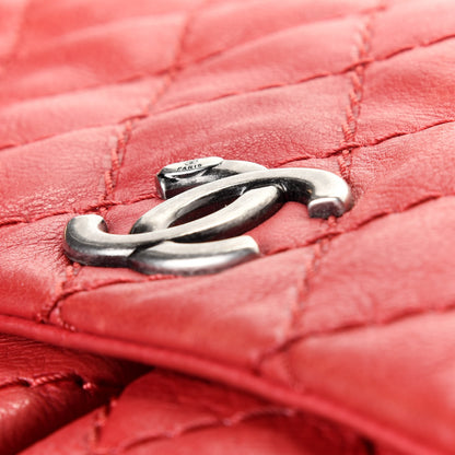 Chanel Grained Calfskin Medium Natural Beauty Flap Red 6 of 7