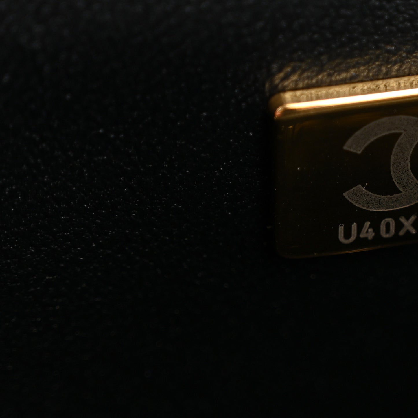 Lambskin Quilted Mini Top Handle Rectangular Flap Black