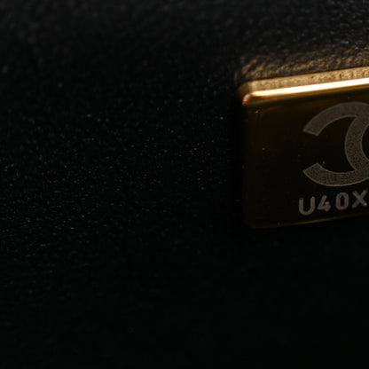 Chanel Lambskin Quilted Mini Top Handle Rectangular Flap Black 7 of 12