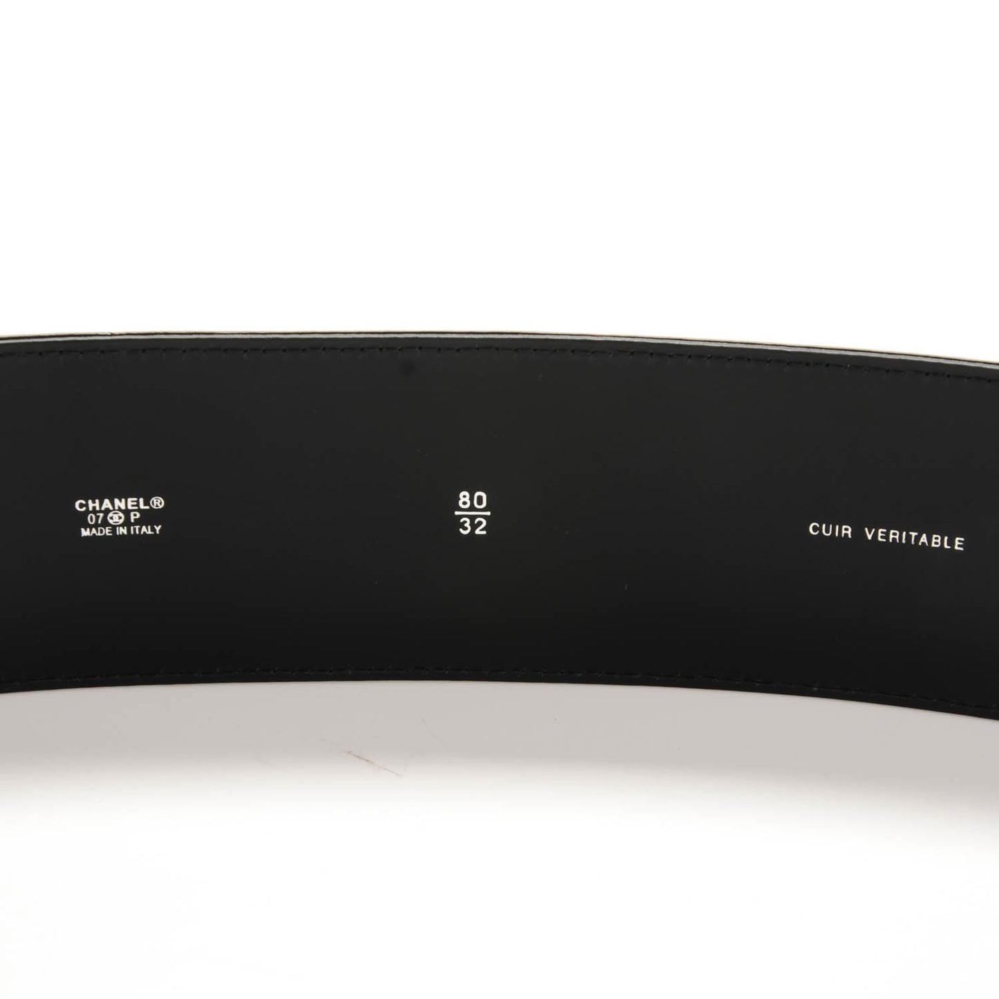 Patent CC Wide Belt 80 32 Black