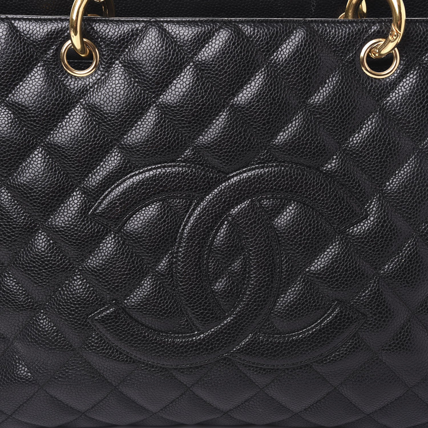Chanel Caviar Quilted Grand Shopping Tote GST Black 11 of 11