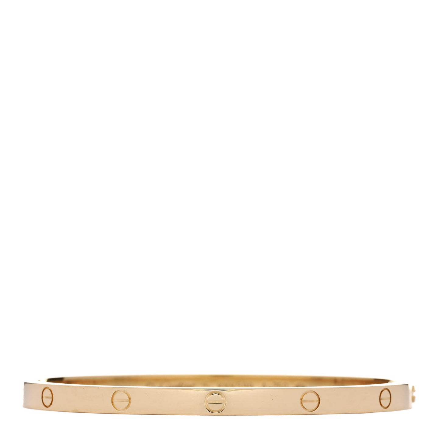 18K Yellow Gold Small LOVE Bracelet 15