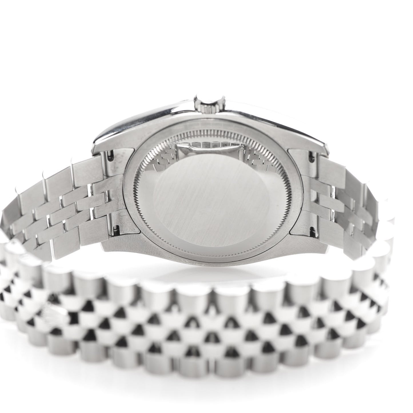 Stainless Steel 18K White Gold Diamond Black Mother of Pearl 36mm Oyster Perpetual Datejust Watch 116234
