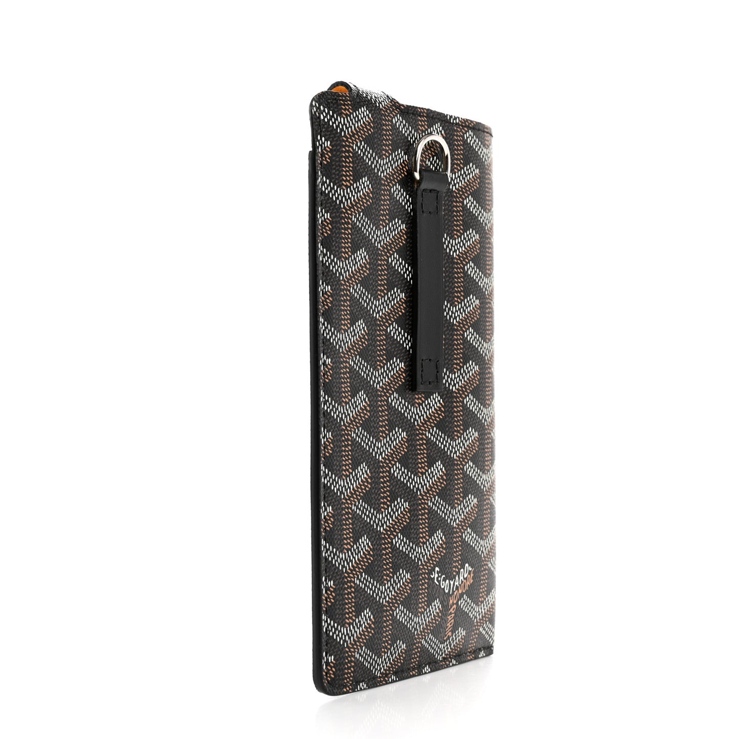 Goyardine Montmartre Glasses Case GM Black