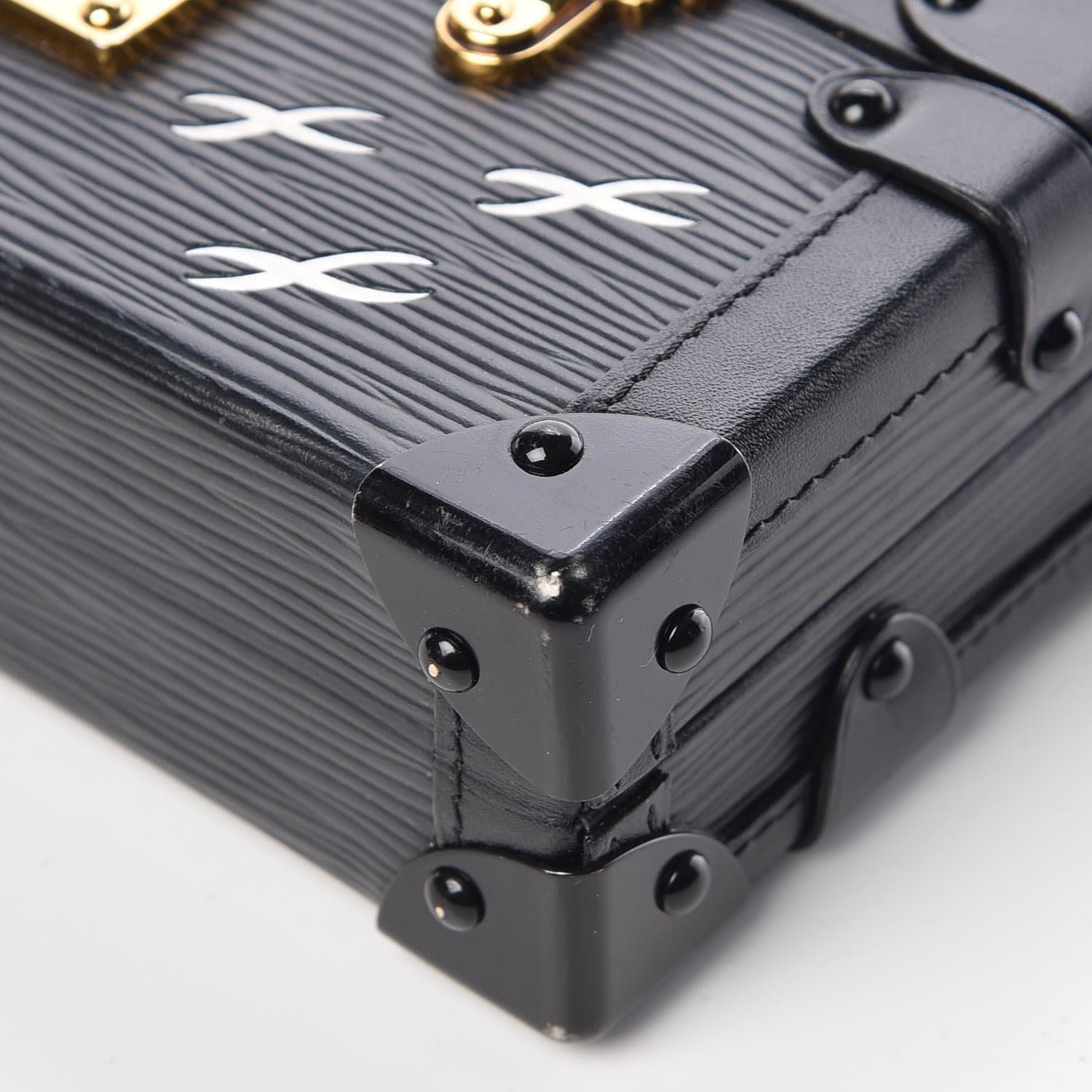 Louis Vuitton Epi Petite Malle Black 10 of 14