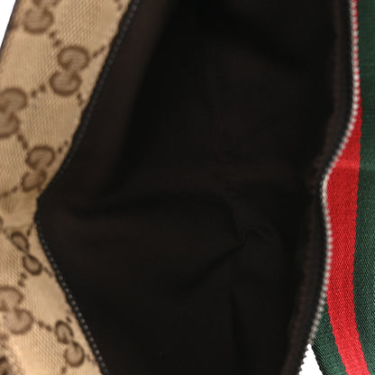 Gucci Monogram Web Belt Bag Dark Brown 5 of 10