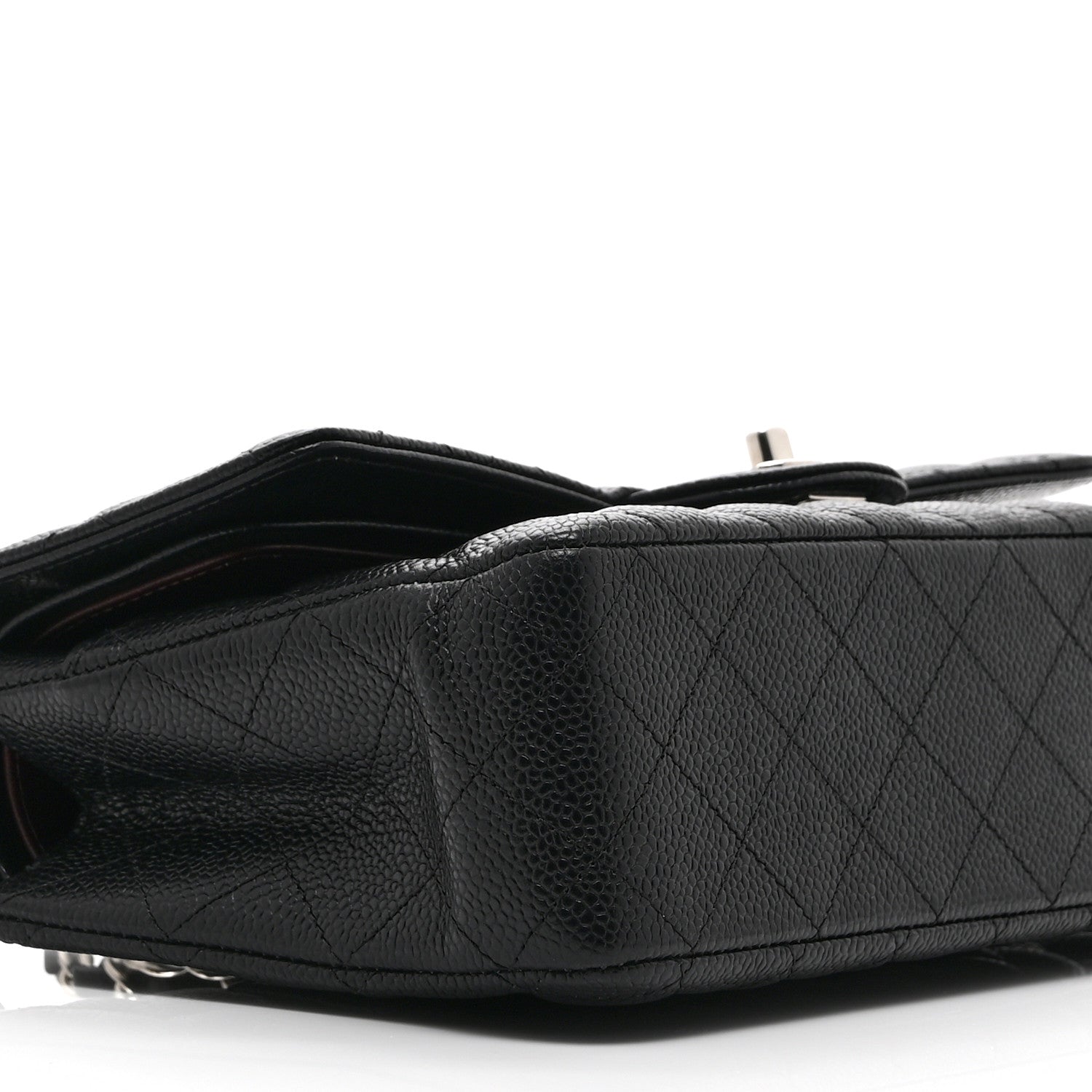 Chanel Caviar Quilted Medium Double Flap Black 9 of 10