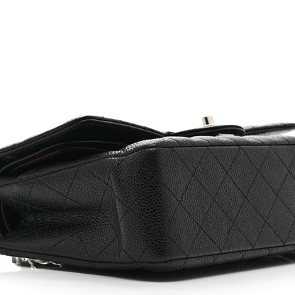 Chanel Caviar Quilted Medium Double Flap Black 9 of 10