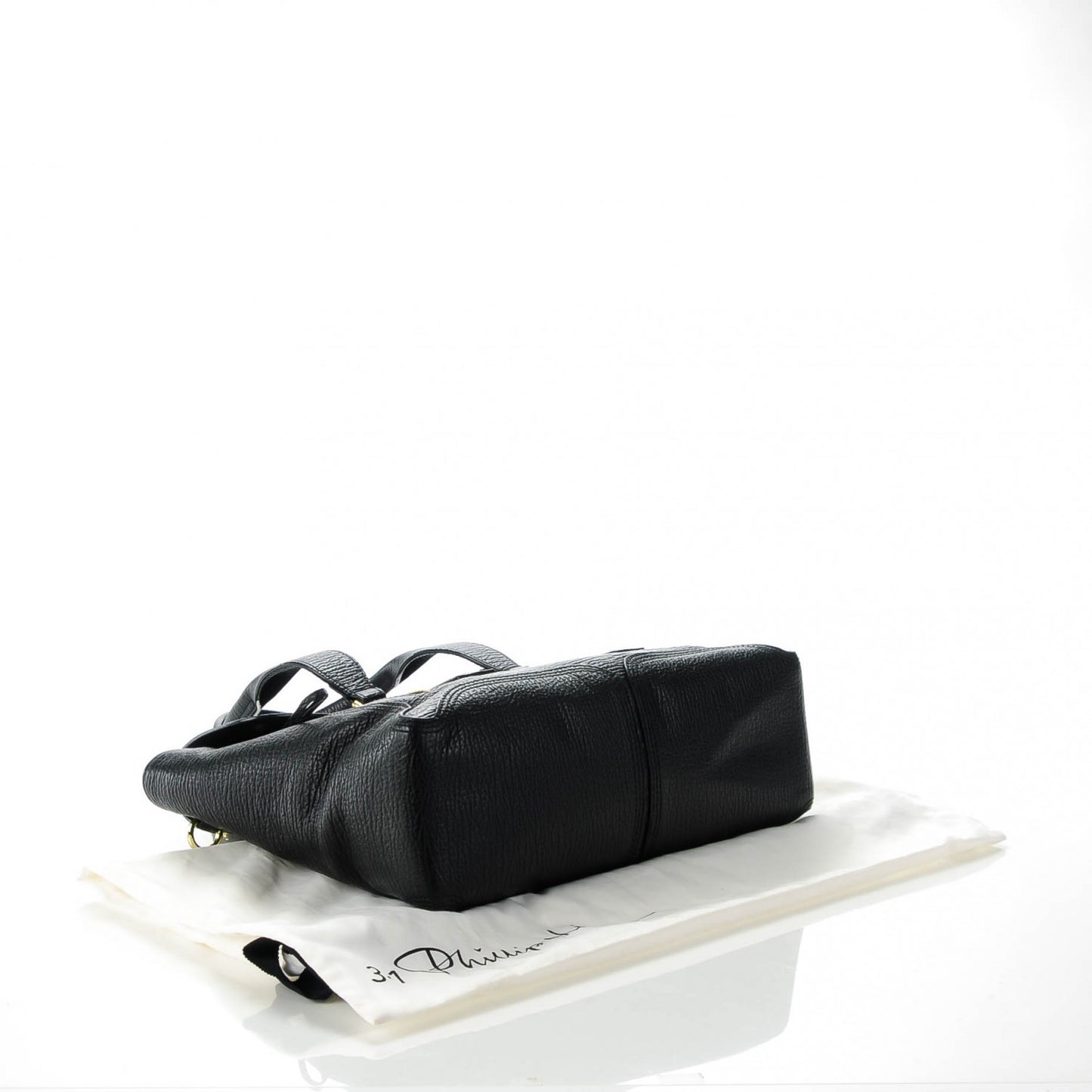 3.1 Textured Calfskin Medium Pashli Satchel Black