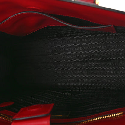 Prada Saffiano Soft Calfskin Tote Fuoco 5 of 10