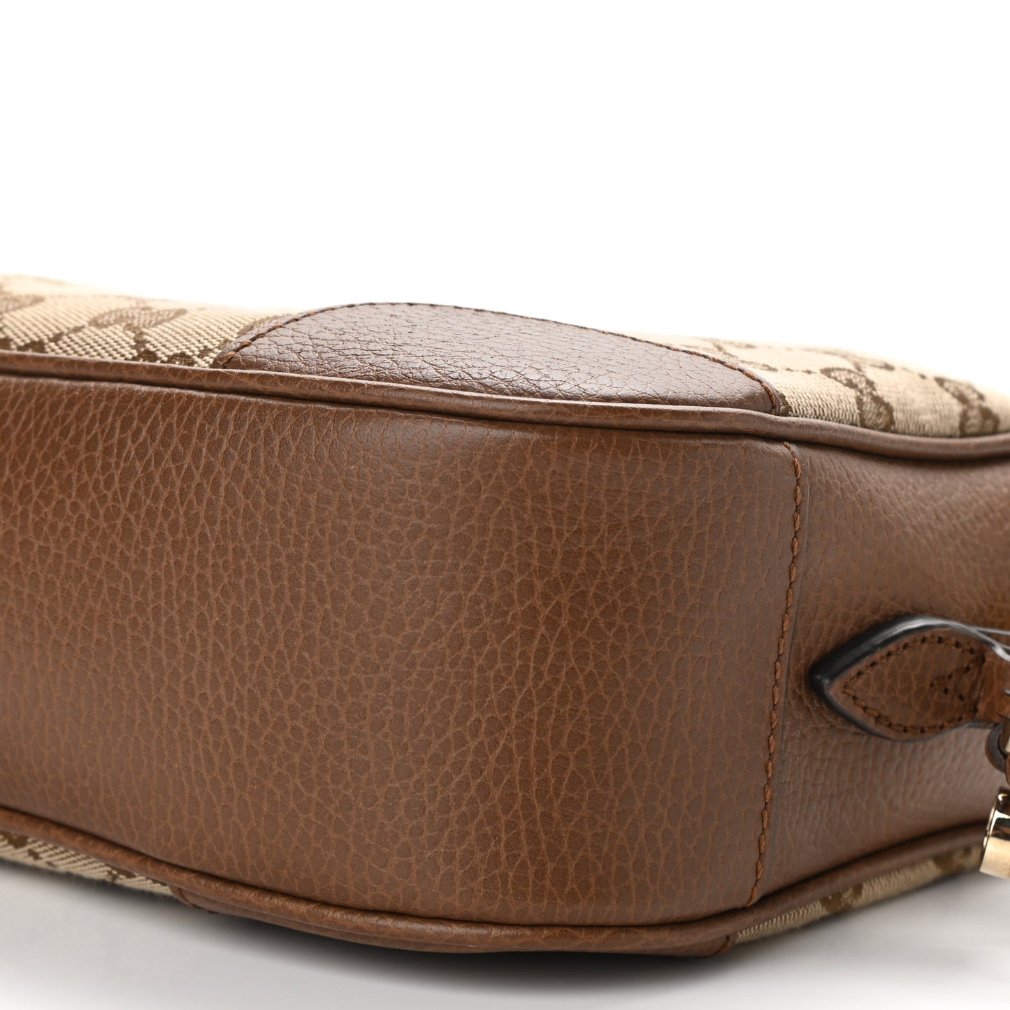 Monogram Mini Bree Messenger Bag Beige Tabacco