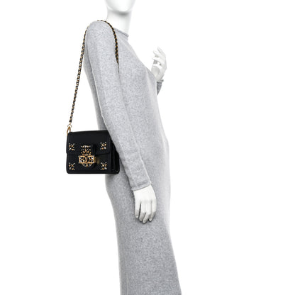 Louis Vuitton Epi Embellished Mini Dauphine Black 2 of 10
