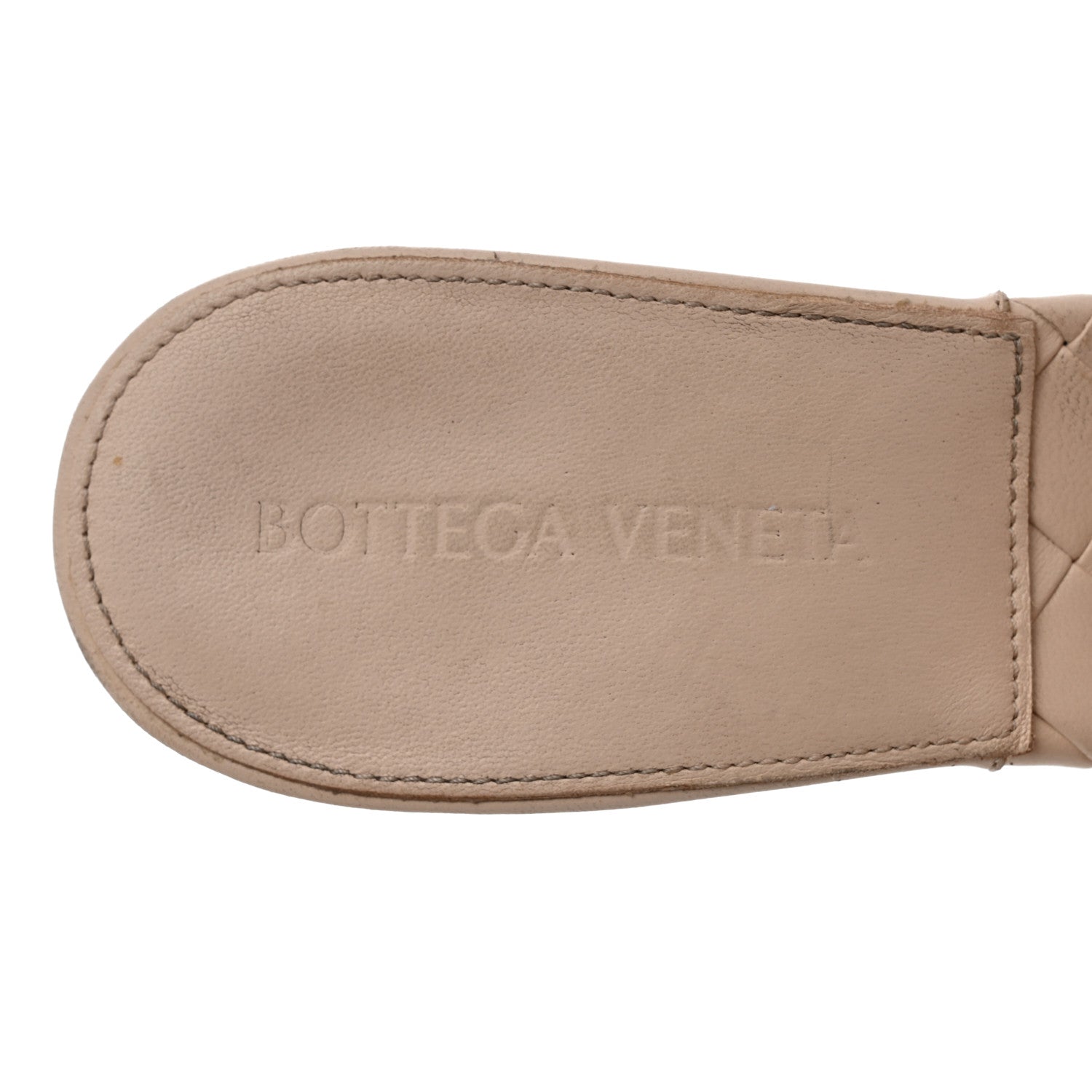 Bottega Veneta Nappa Maxi Intrecciato Lido Mule Sandals 37.5 Cipria 6 of 8