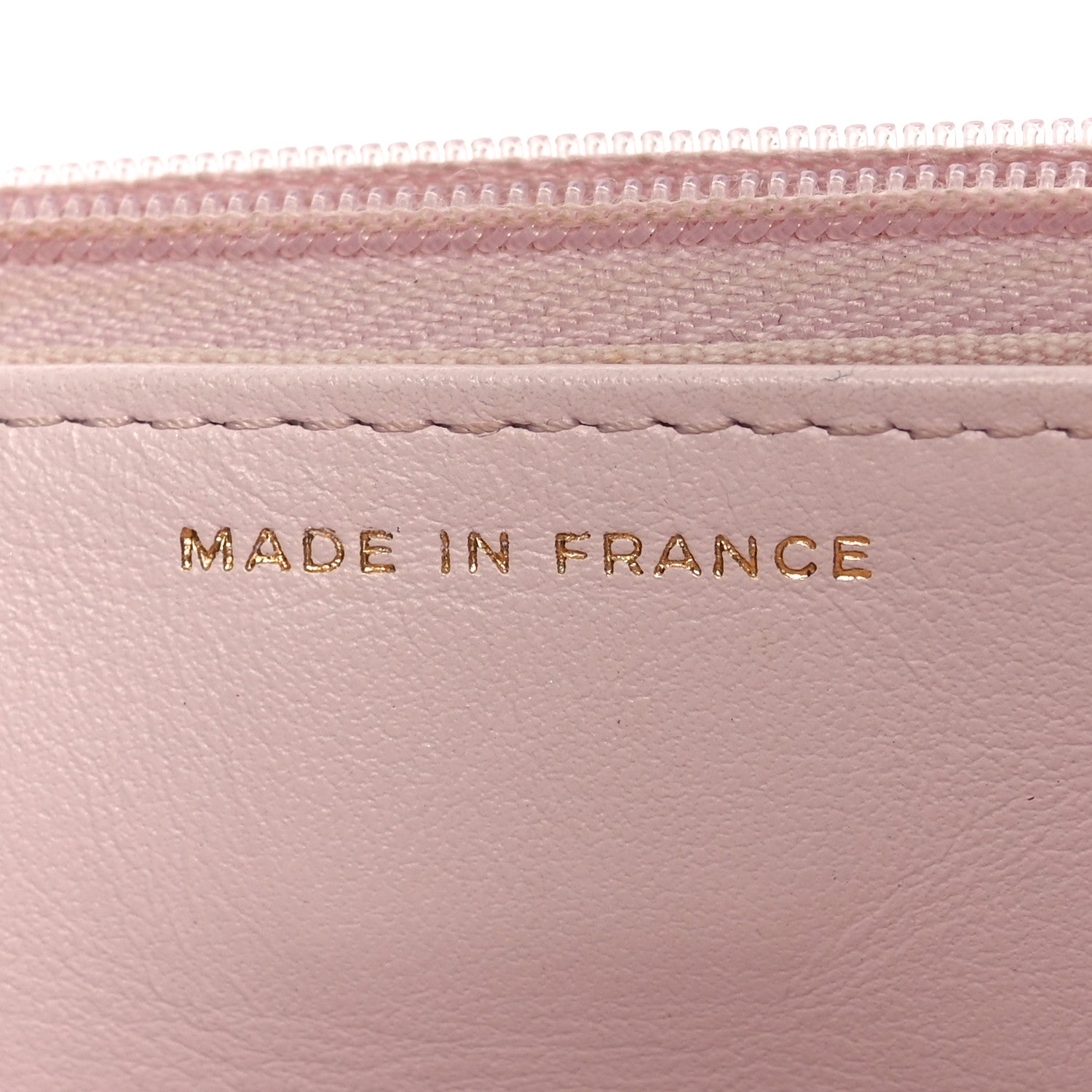 Chanel Caviar Quilted Wallet on Chain WOC Light Pink 7 of 11