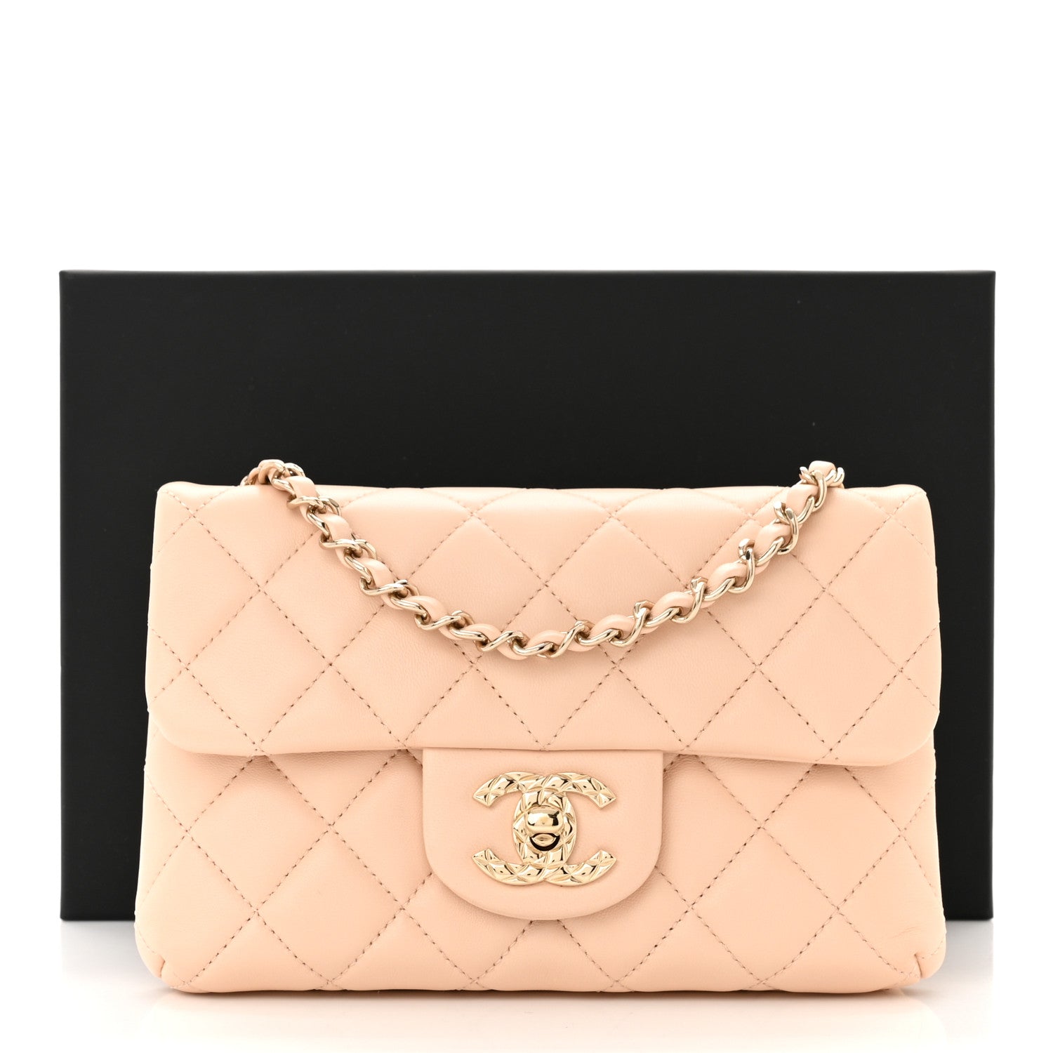 Chanel Lambskin Quilted Daily Zippy Crossbody Beige 13 of 13