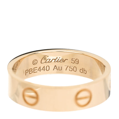 Cartier 18K Yellow Gold 5.5mm LOVE Ring 59 8.75 4 of 5