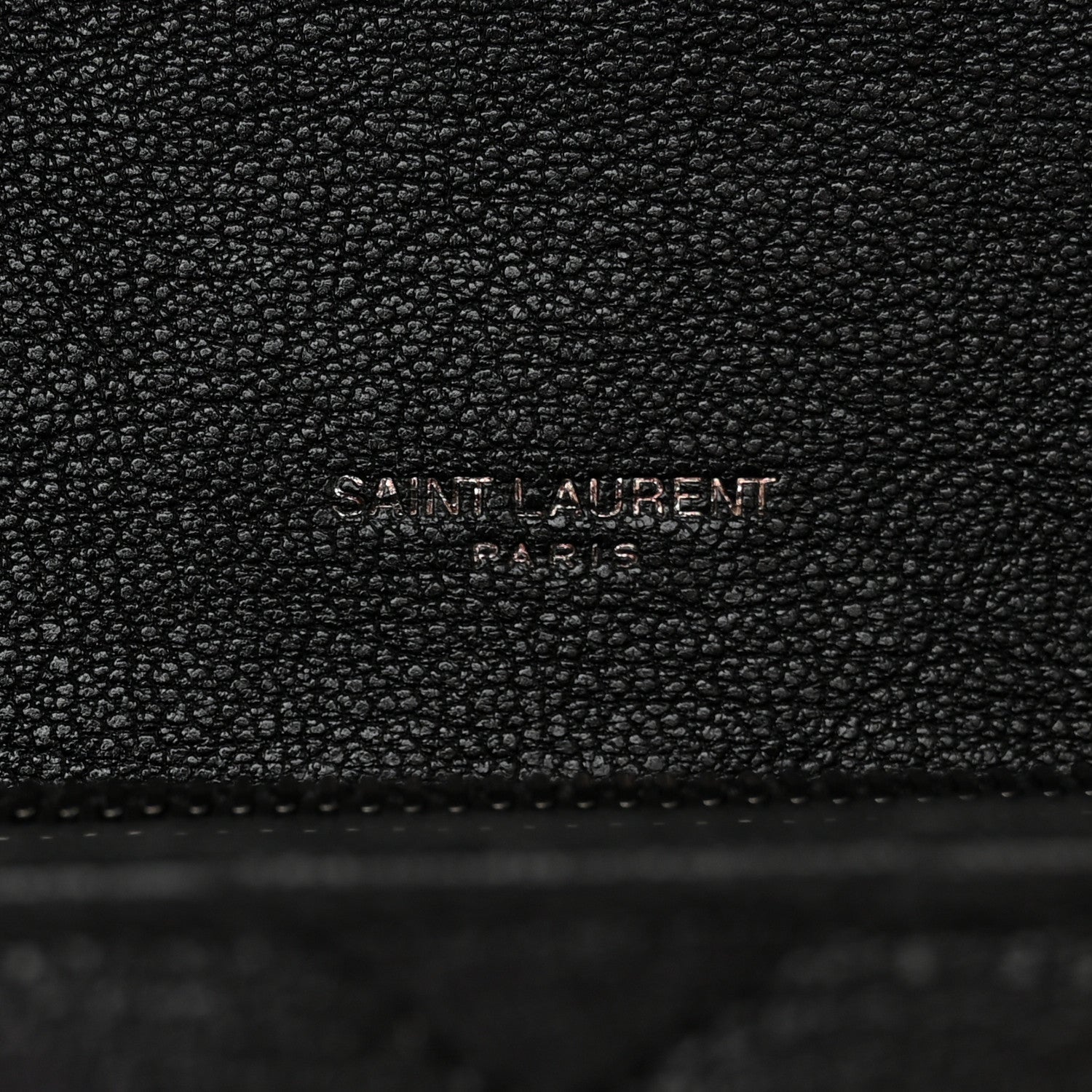 Saint Laurent Sheepskin Matelasse Chevron Monogram Monochrome Medium College Bag Black 6 of 12