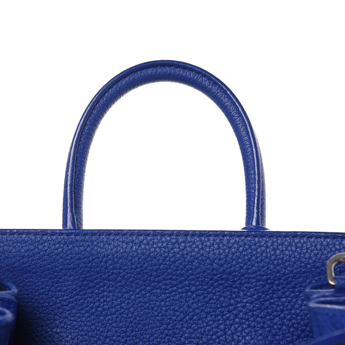 Grained Calfskin Nano Supple Sac De Jour Flash Blue