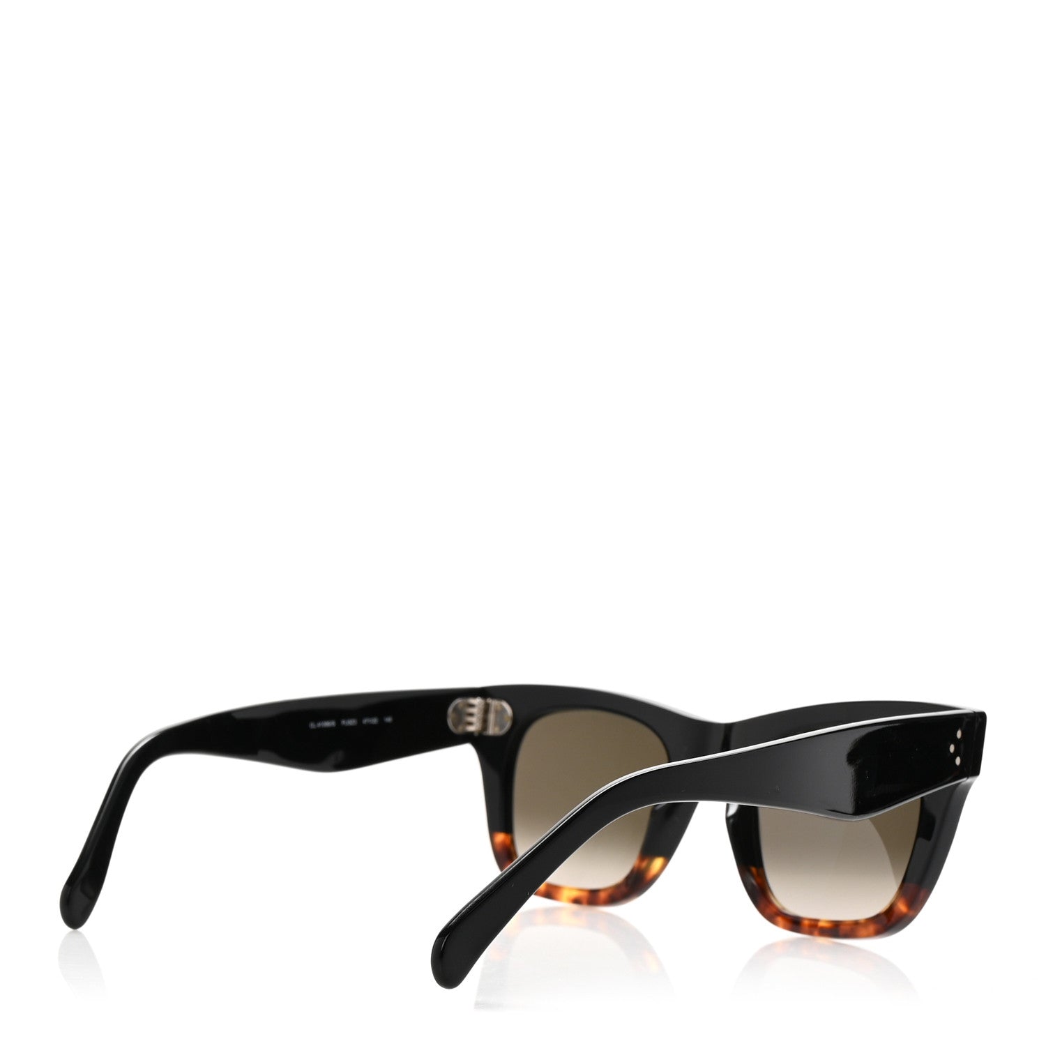 Celine Acetate Catherine Sunglasses CL41089/S Black Havana 4 of 7