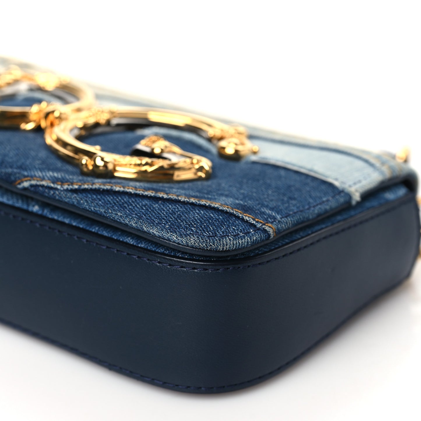 Denim DG Girls Shoulder Bag Blue