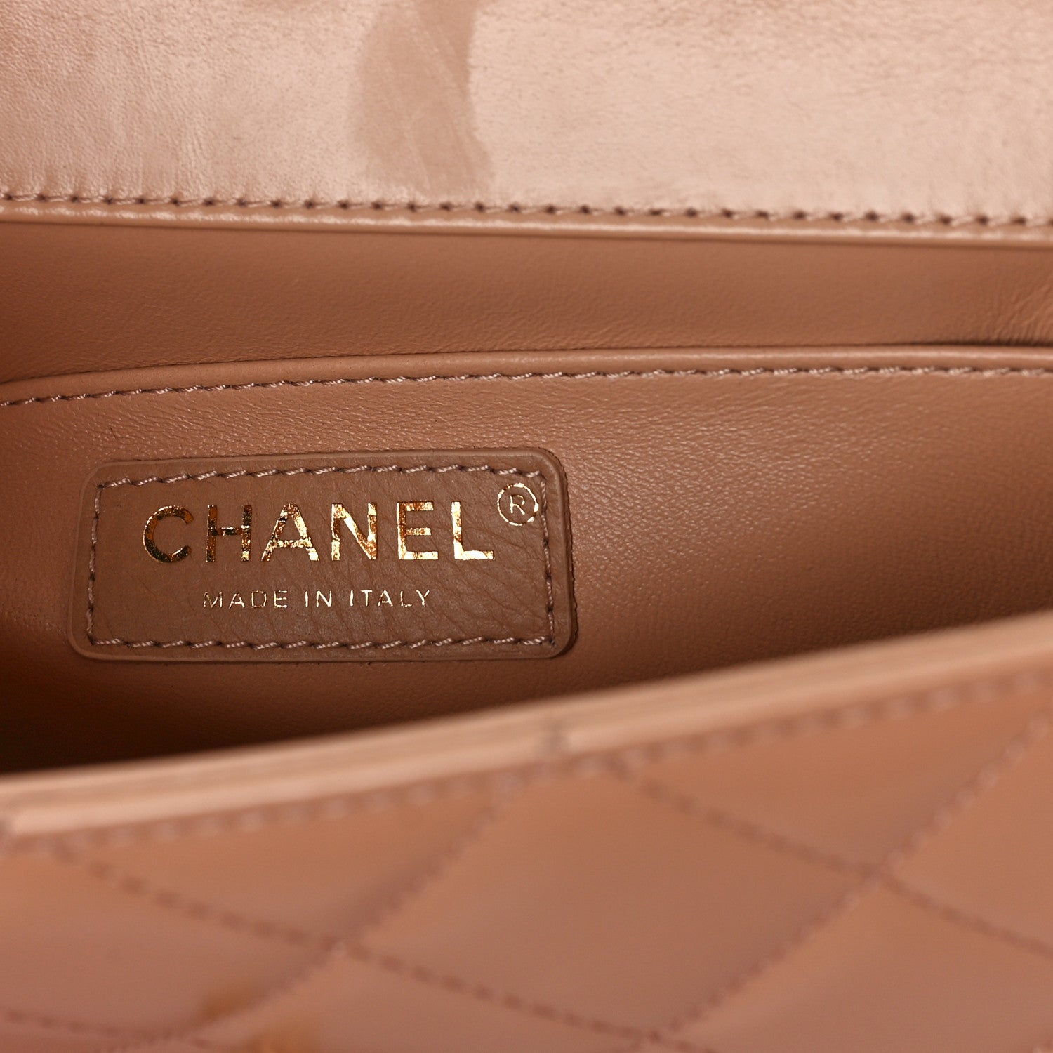 Chanel Calfskin Quilted Perfect Fit Flap Beige 6 of 10