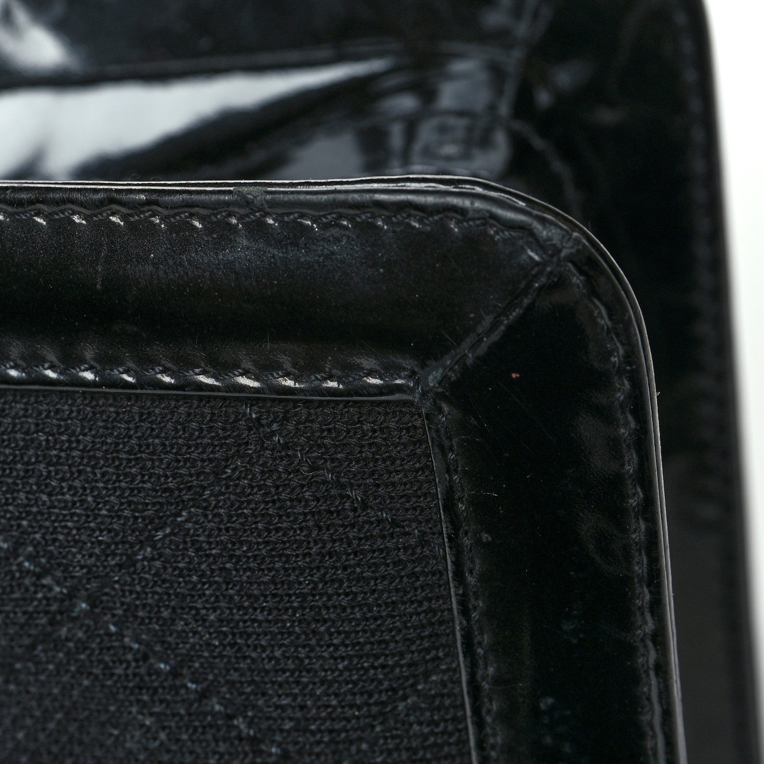 Chanel Jersey Patent Quilted 2.55 Reissue Flap Black 15 of 15