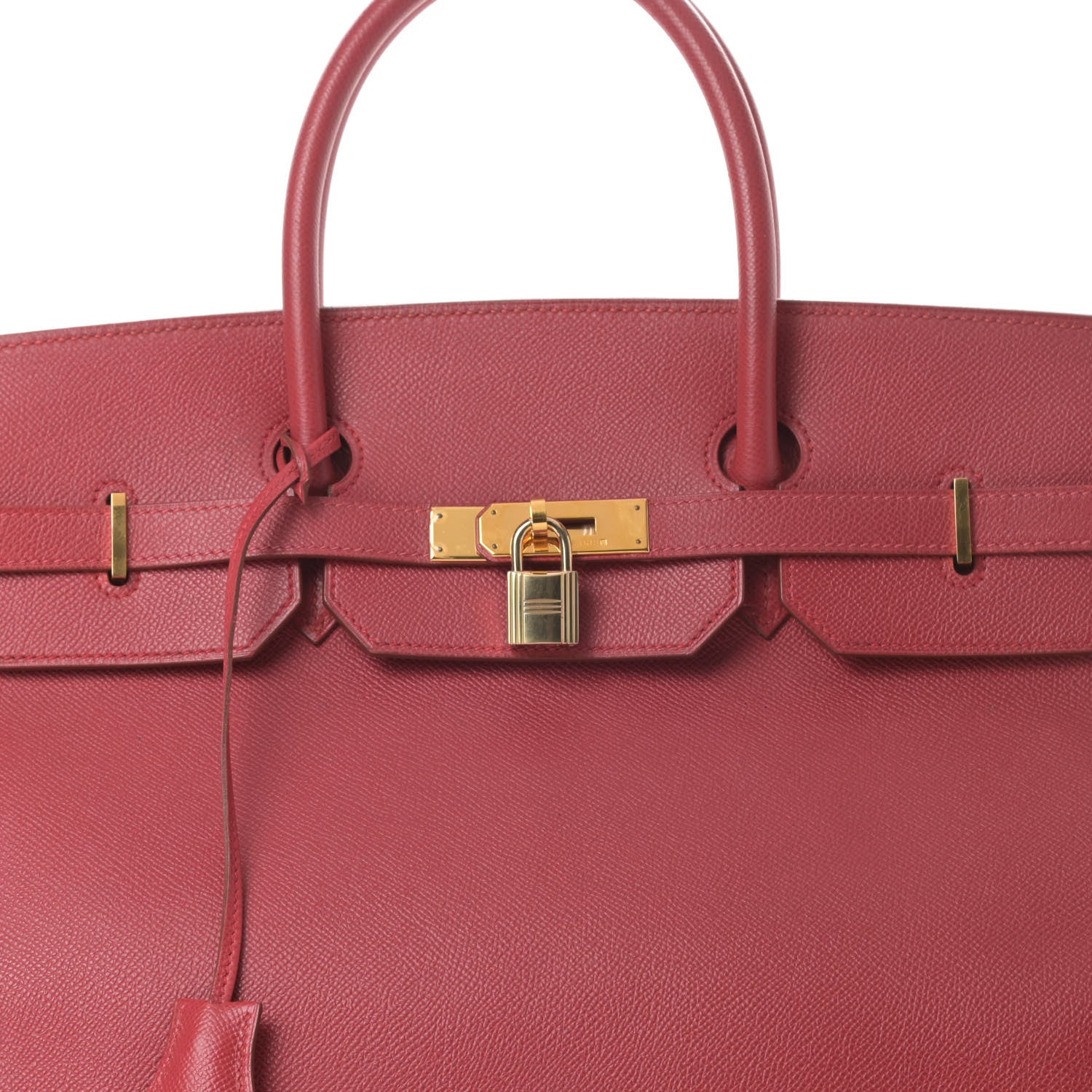 Hermes Courchevel Birkin 40 Rouge Vif 8 of 14