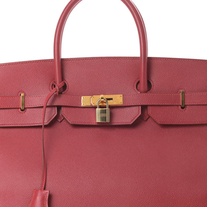Hermes Courchevel Birkin 40 Rouge Vif 8 of 14