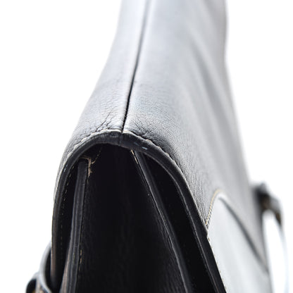 Christian Dior Calfskin Saddle Vertical Shopper Black 20 of 23