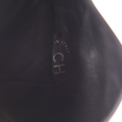 Chanel Calfskin Quilted Cap Toe Boots 40.5 Black 9 of 9
