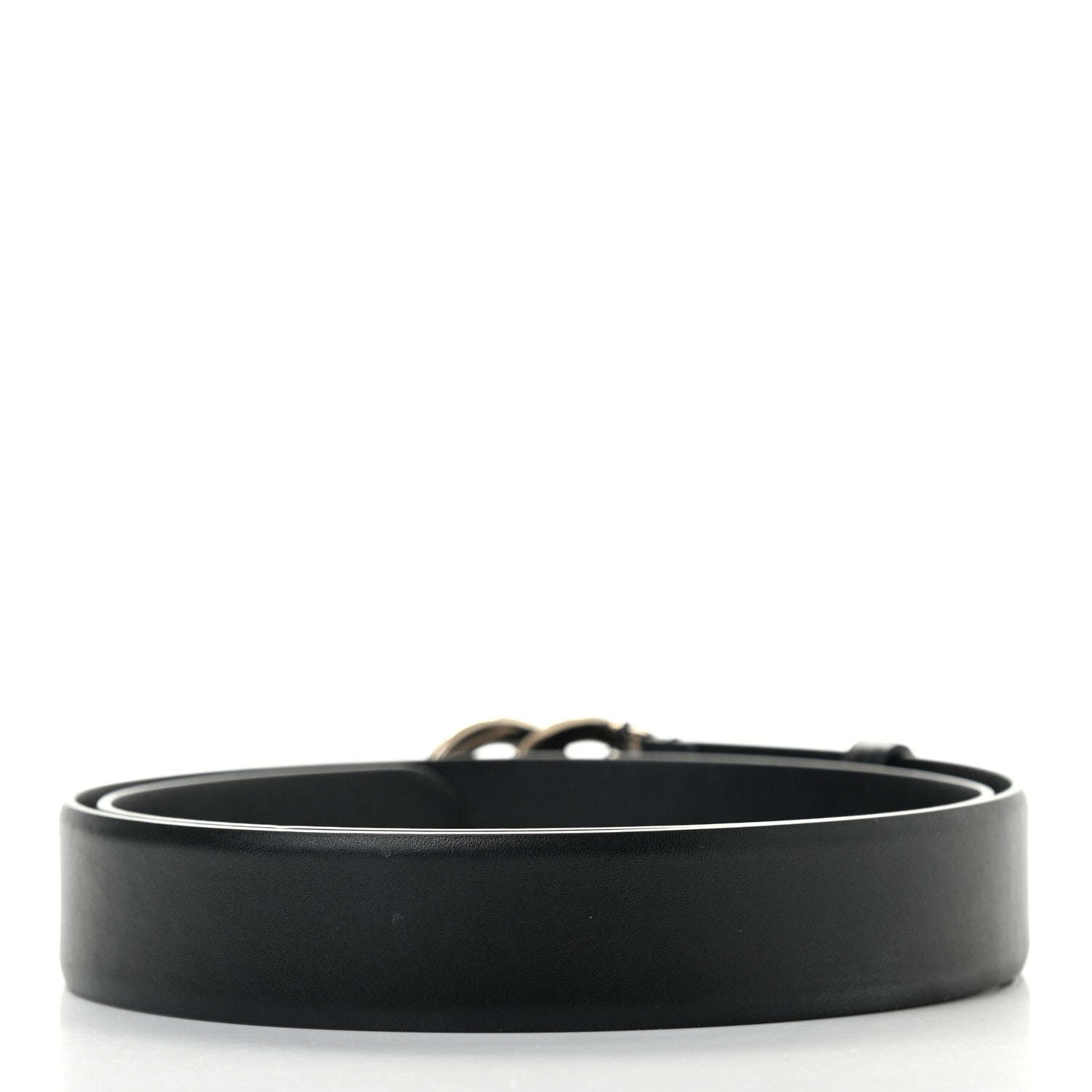 Chanel Calfskin Crystal Metal Quilted CC Belt 85 34 Black 2 of 7
