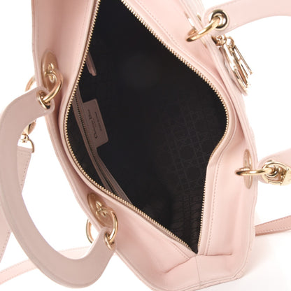 Christian Dior Lambskin Cannage Large Lady Dior Light Pink 5 of 13
