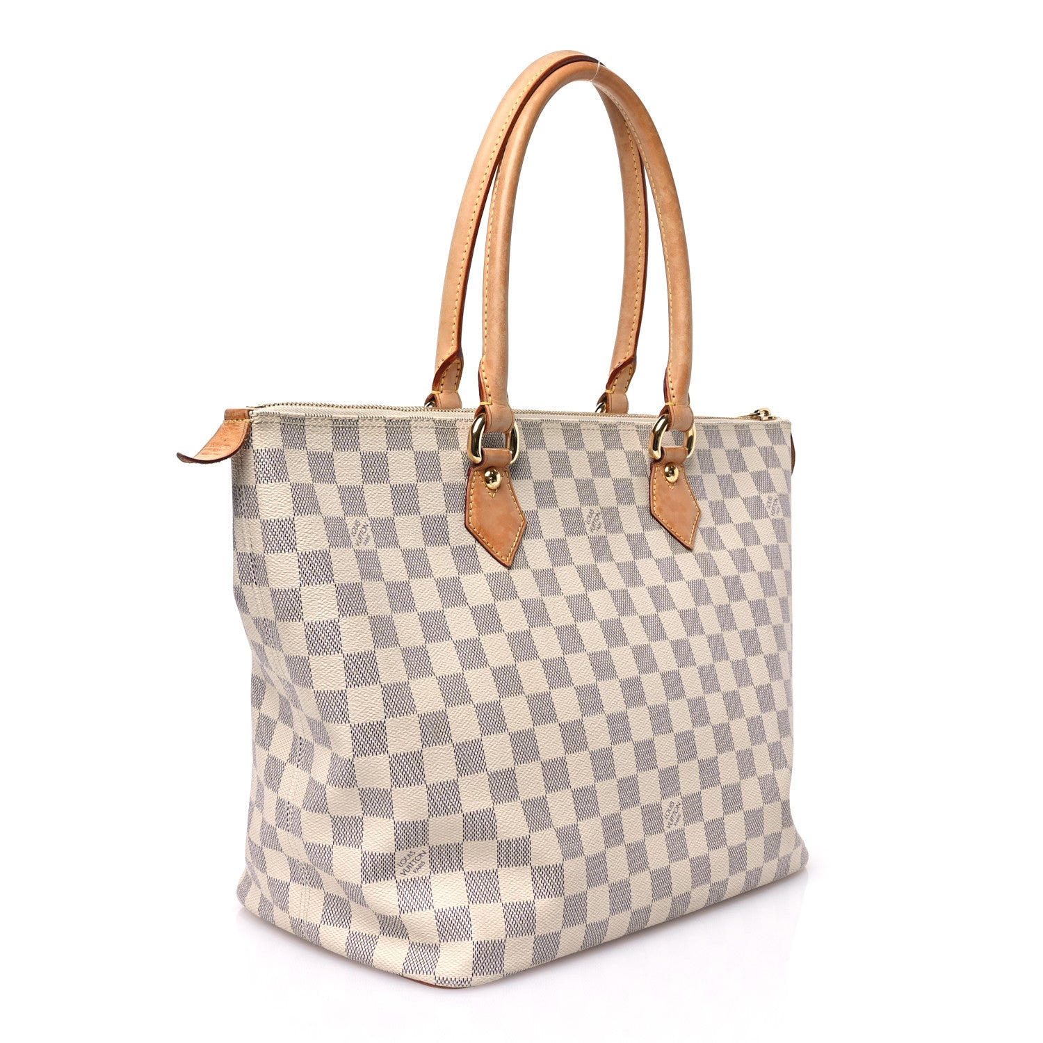 Louis Vuitton Damier Azur Saleya MM 3 of 12